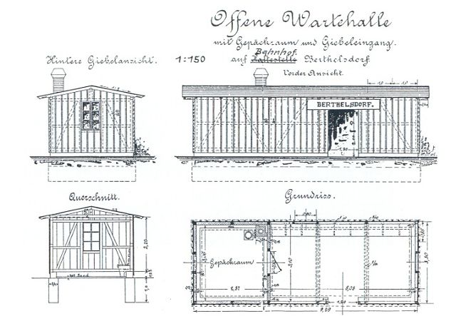 Skizze Wartehalle Berthelsdorf